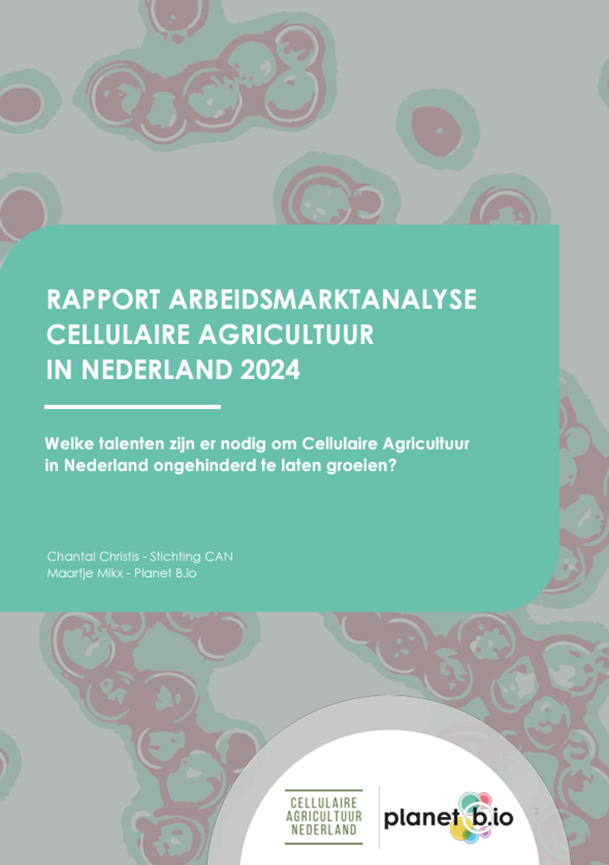 Nu beschikbaar: Arbeidsmarktonderzoek Cellulaire Agricultuur